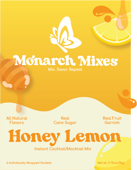 Honey Lemon Instant Cocktail & Mocktail Mixer - 6-pack