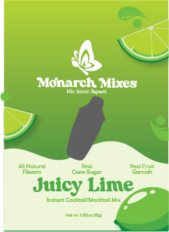 Juicy Lime Instant Cocktail & Mocktail Mixer - single serving