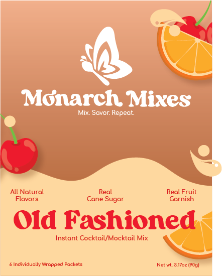 Old Fashioned Instant Cocktail & Mocktail Mixer - 6-pack