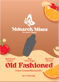 Old Fashioned Instant Cocktail & Mocktail Mixer - single serving