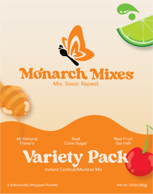 Variety Pack Instant Cocktail & Mocktail Mixer - 6-pack